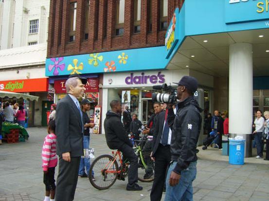 President Bush visits Lewisham 003